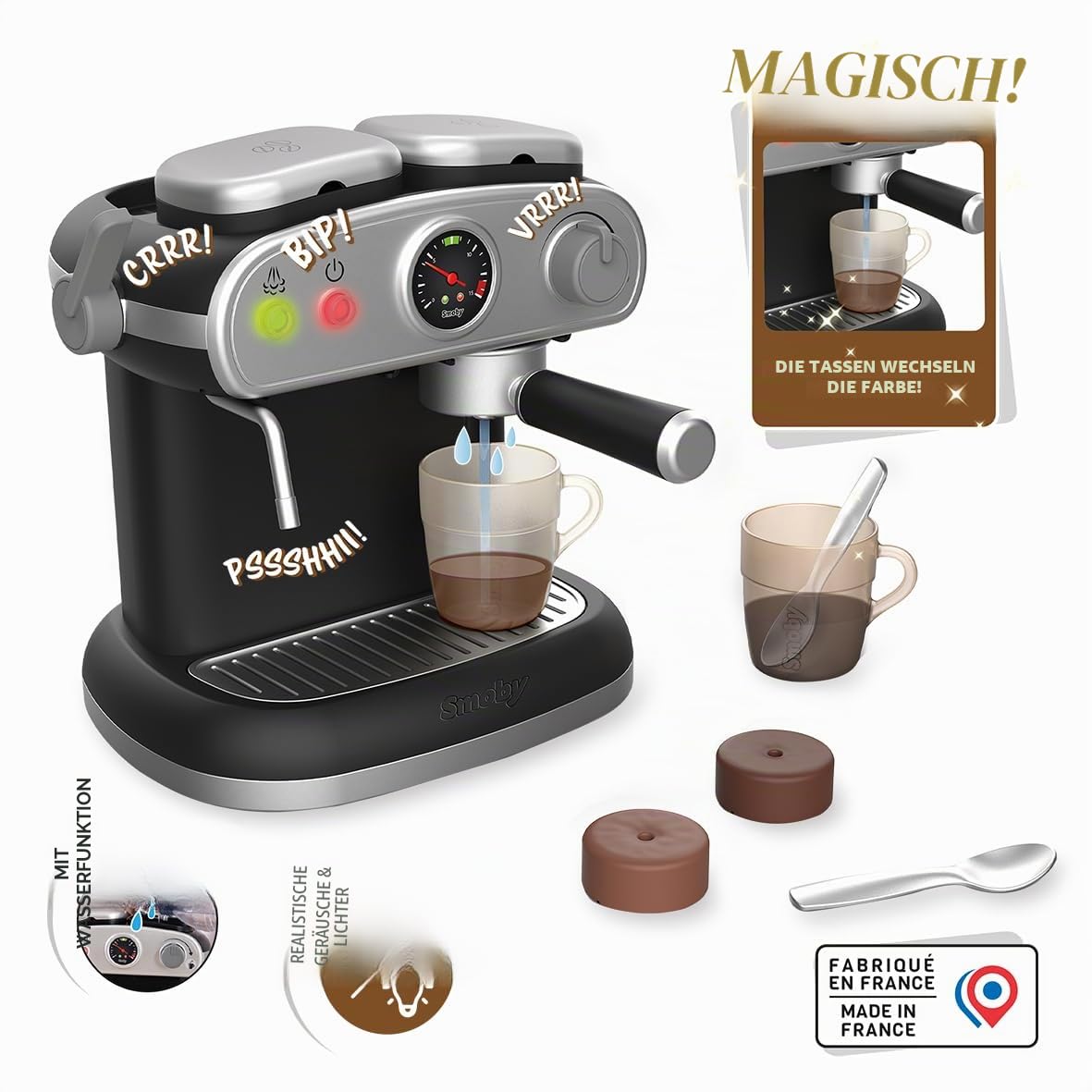 smoby-tefal-espresso-kaffeemaschine-mit-licht-sound-ab-3-jahren image 2
