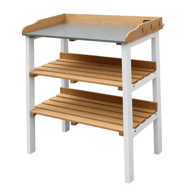 axi-classic-pflanztisch-holz-braun-wei-zinkplatte-76x37x91-5-cm image 1