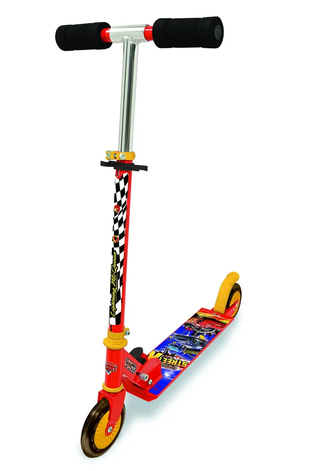 smoby-disney-cars-750311-roller-klappbar-mit-bremse-ab-5-jahren image 1