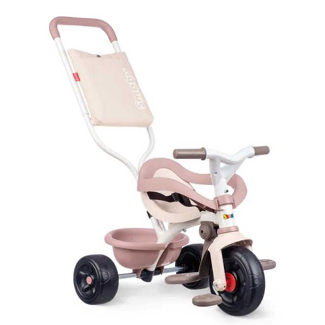 smoby-life-be-fun-komfort-dreirad-rosa-schiebestange-ab-10-mon image 1