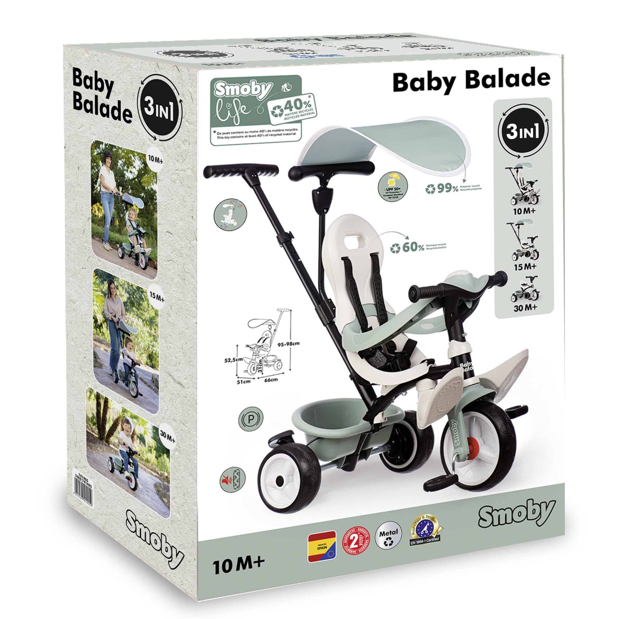 smoby-life-baby-balade-dreirad-3-in-1-mit-sonnendach-ab-10-mon image 7