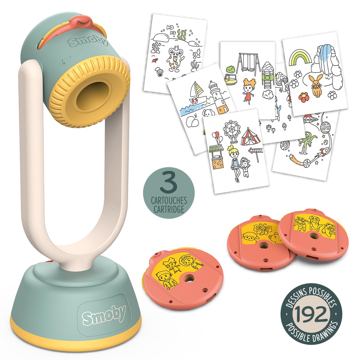 smoby-life-zeichenprojektor-licht-projektion-192-motive-ab-4-jahre image 2