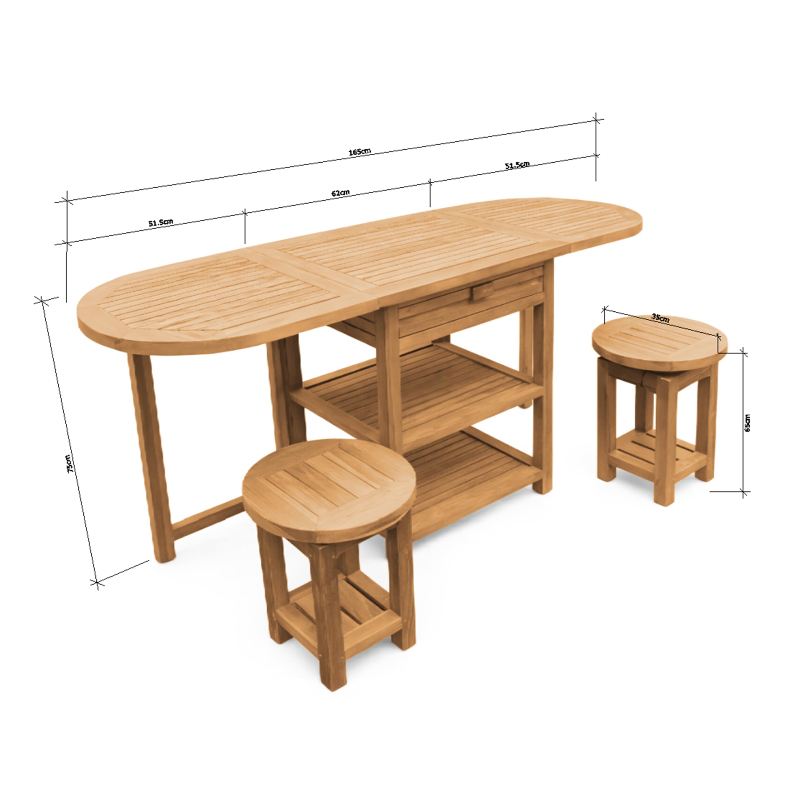 axi-classic-nomani-barset-teak-klappbar-2-hocker image 4