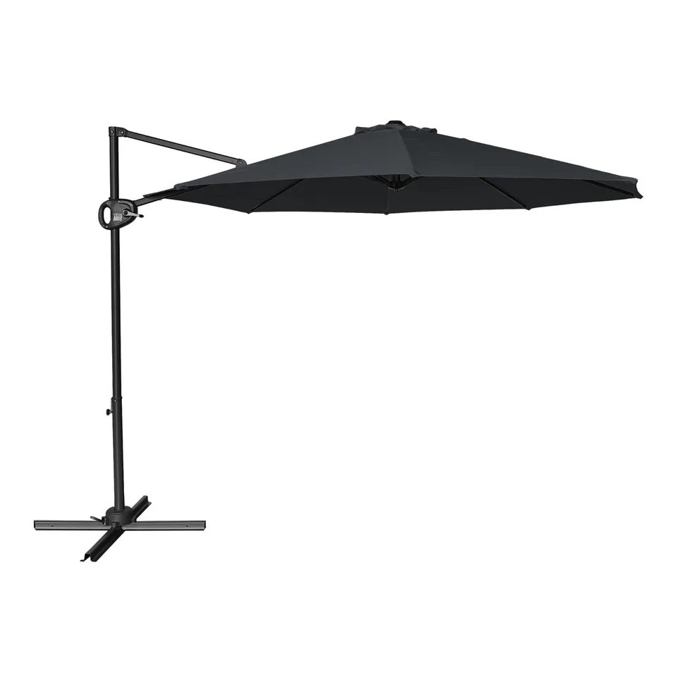 axi-classic-solea-ampelschirm-300-cm-grau-uv-schutz image 1