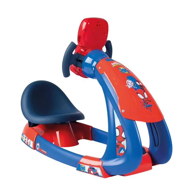 smoby-spidey-v8-driver-fahrsimulator-lenkrad-sound-licht image 1