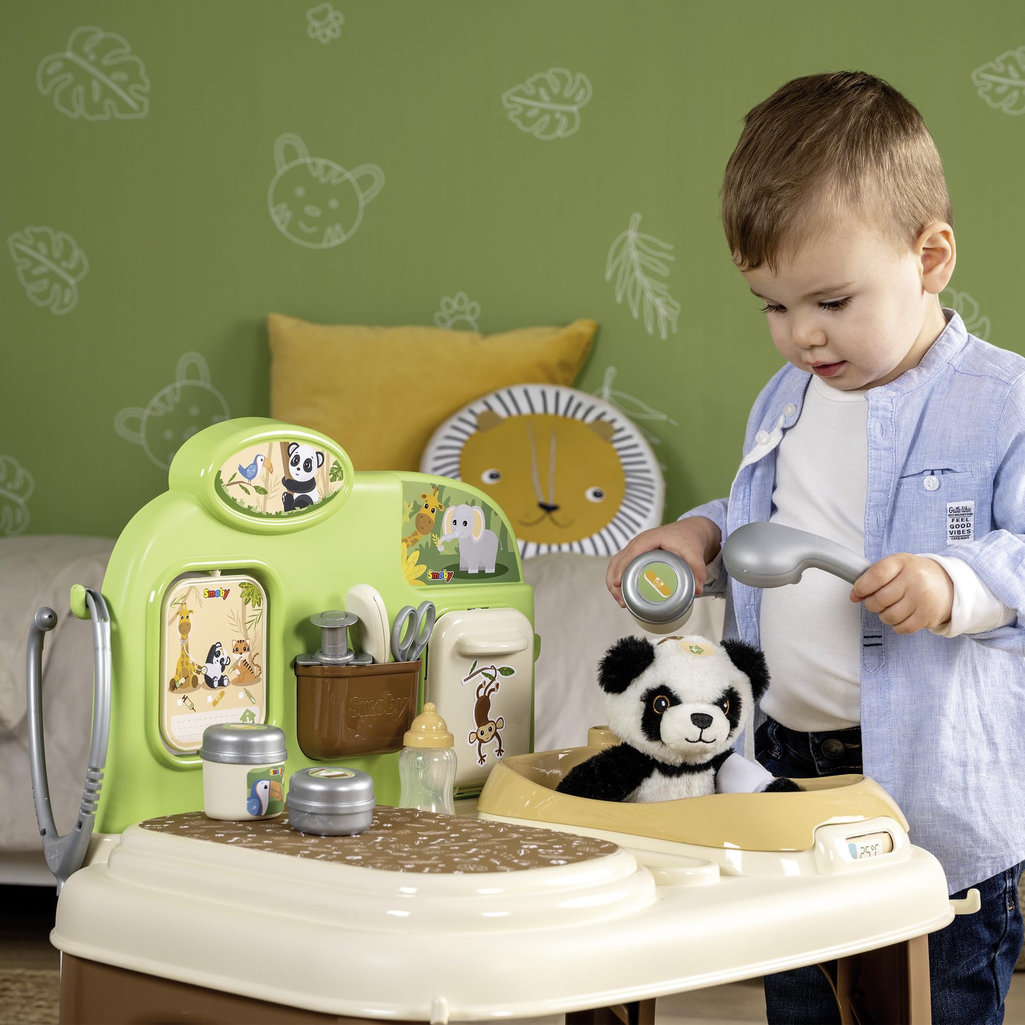 smoby-baby-care-tierarzt-klinik-spielset-mit-pl-sch-panda-ab-3-j image 5