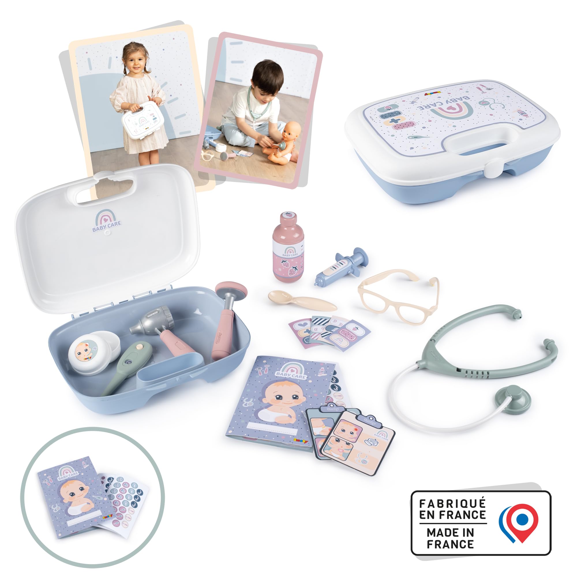 smoby-baby-care-arztkoffer-klein-19-teiliger-doktorkoffer-ab-3-jahren image 8