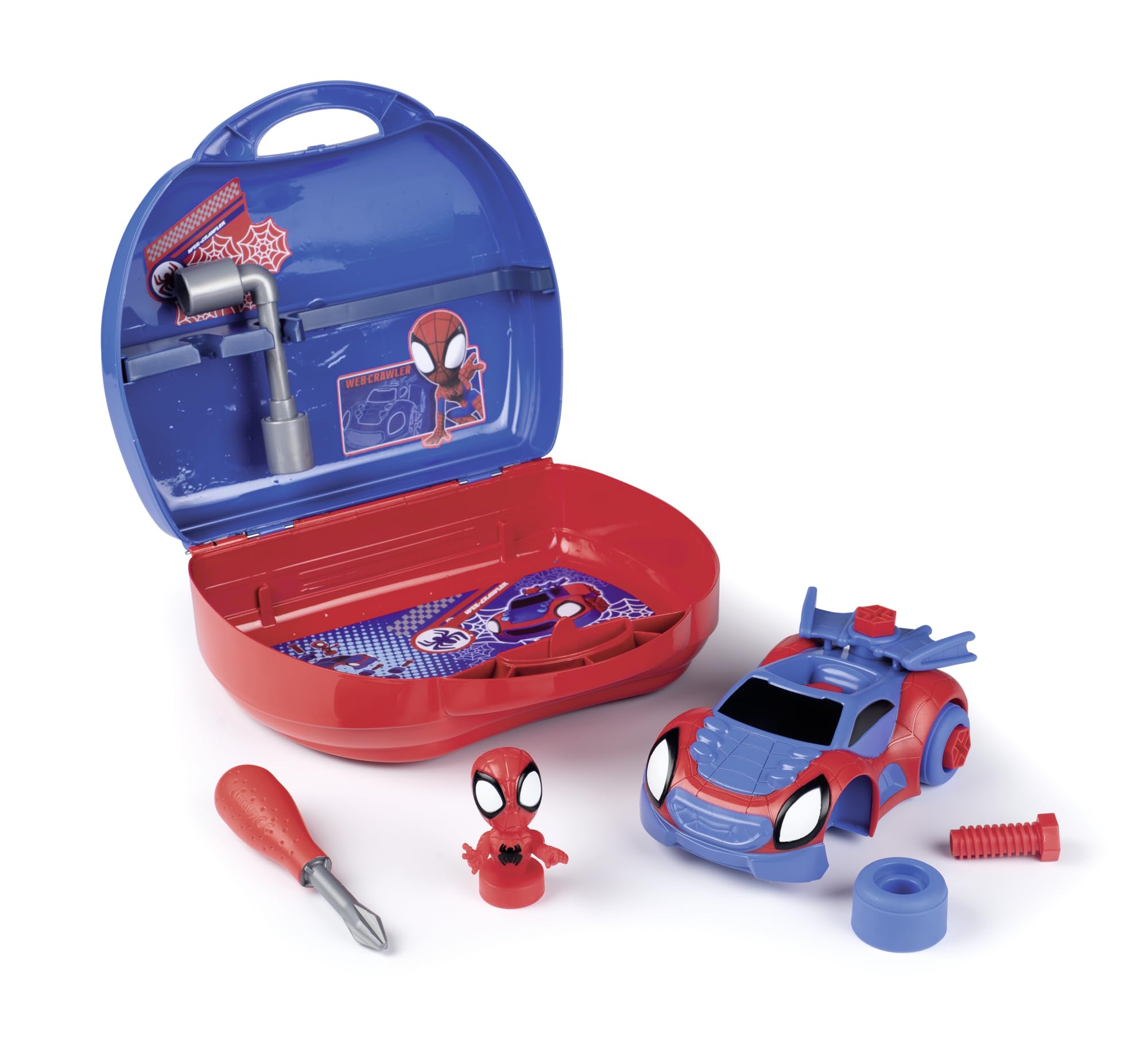 smoby-spidey-werkzeugkoffer-disney-spidey-spielzeugkoffer image 1