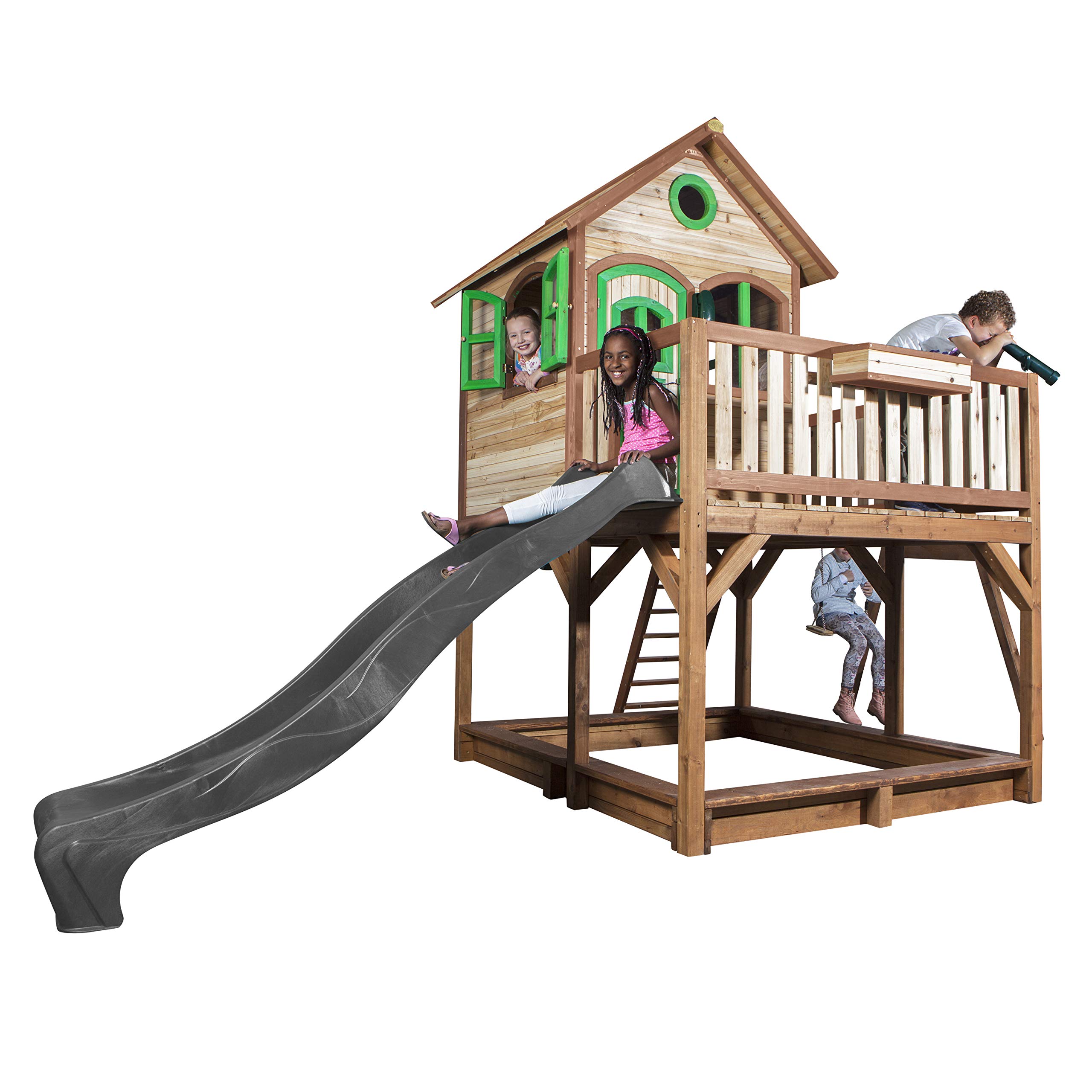 axi-crooked-liam-stelzenhaus-xxl-mit-schaukel-rutsche image 7
