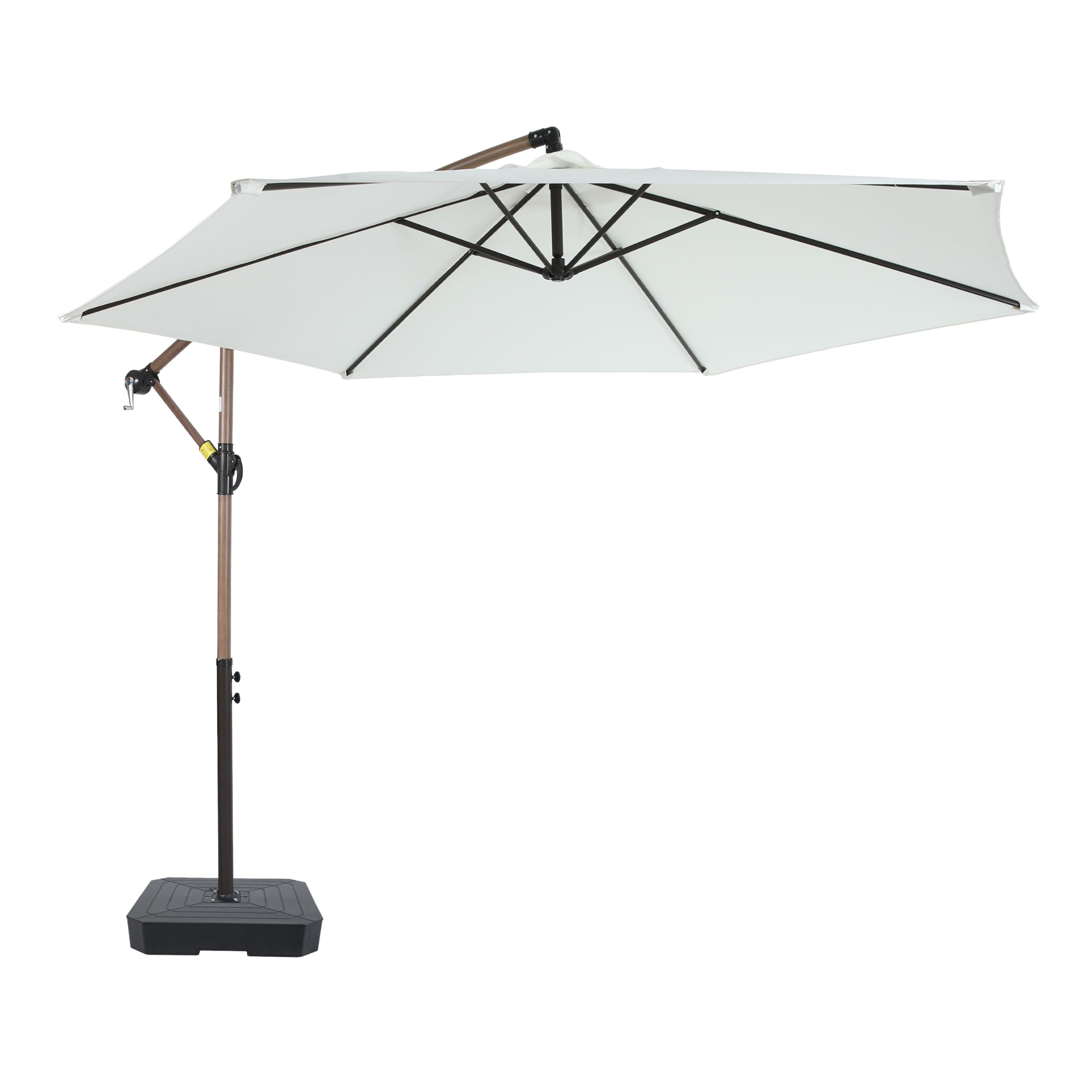 axi-dion-ampelschirm-rund-300-cm-eiche-optik-sonnenschirm image 1