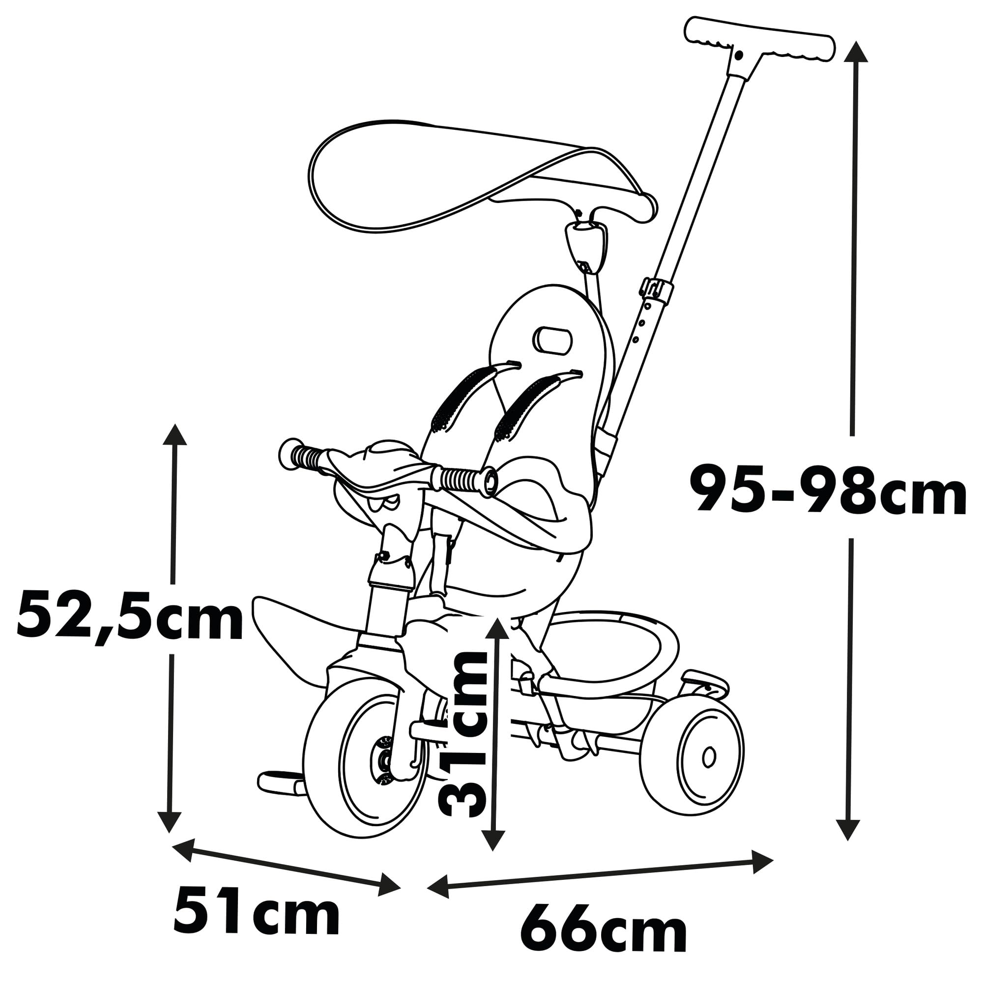 smoby-life-baby-balade-dreirad-ros-3-in-1-ab-10-monaten image 6