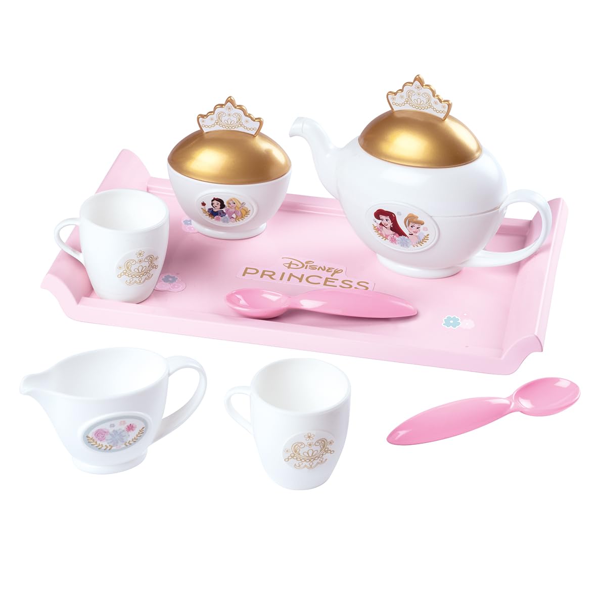 smoby-disney-prinzessinnen-geschirrset-snackpause-8-teilig image 1