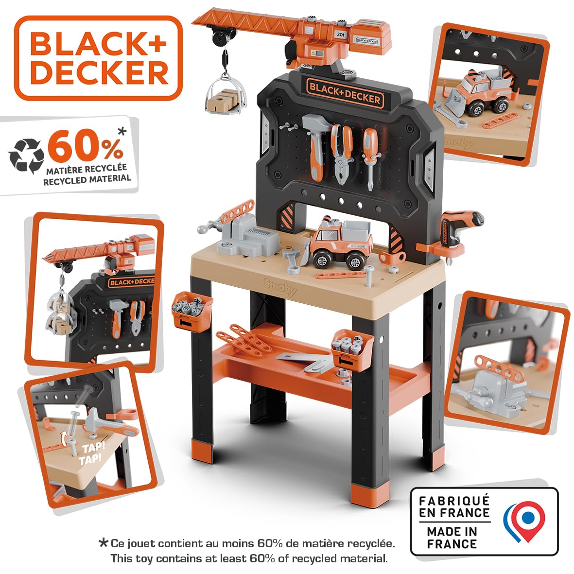 smoby-black-decker-kinderwerkbank-mit-kran-87-teile-ab-3-jahren image 3