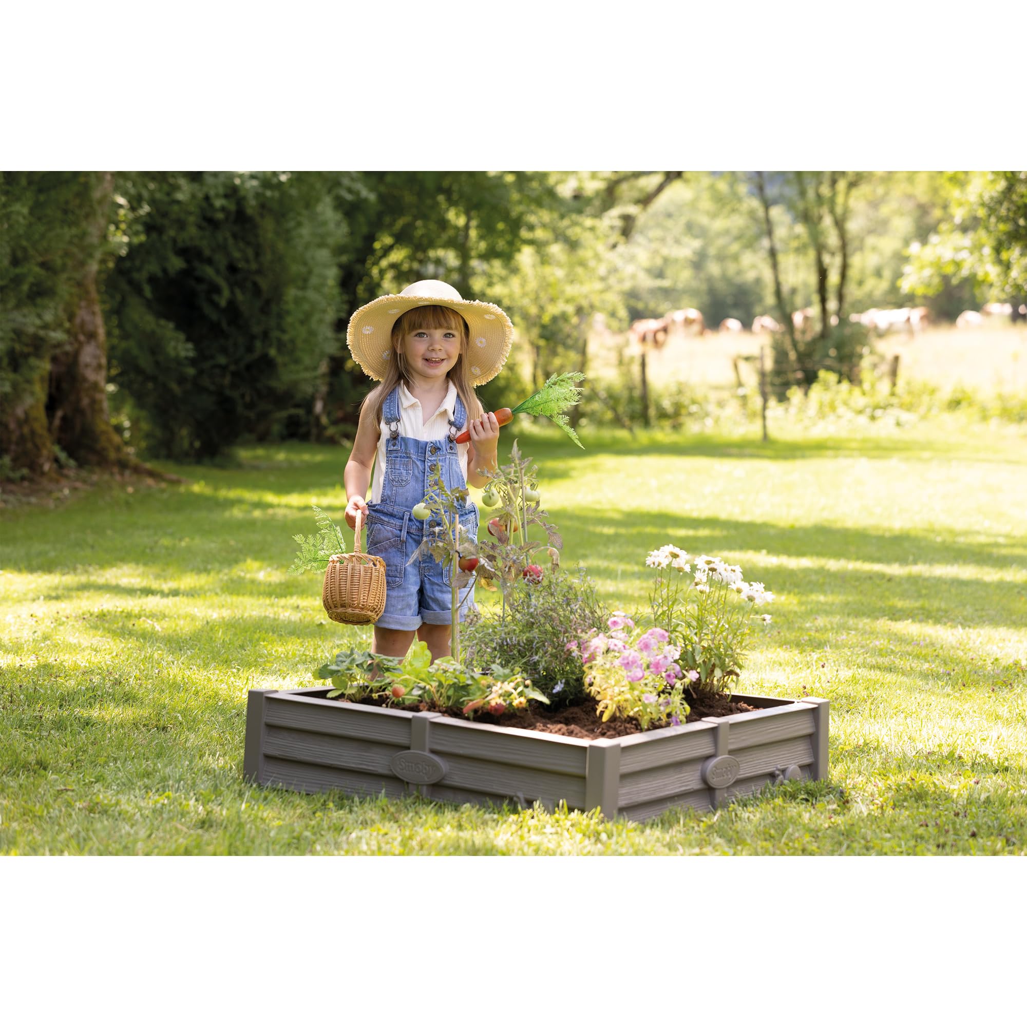 smoby-life-square-garden-sandkasten-beet-76x76-cm image 4