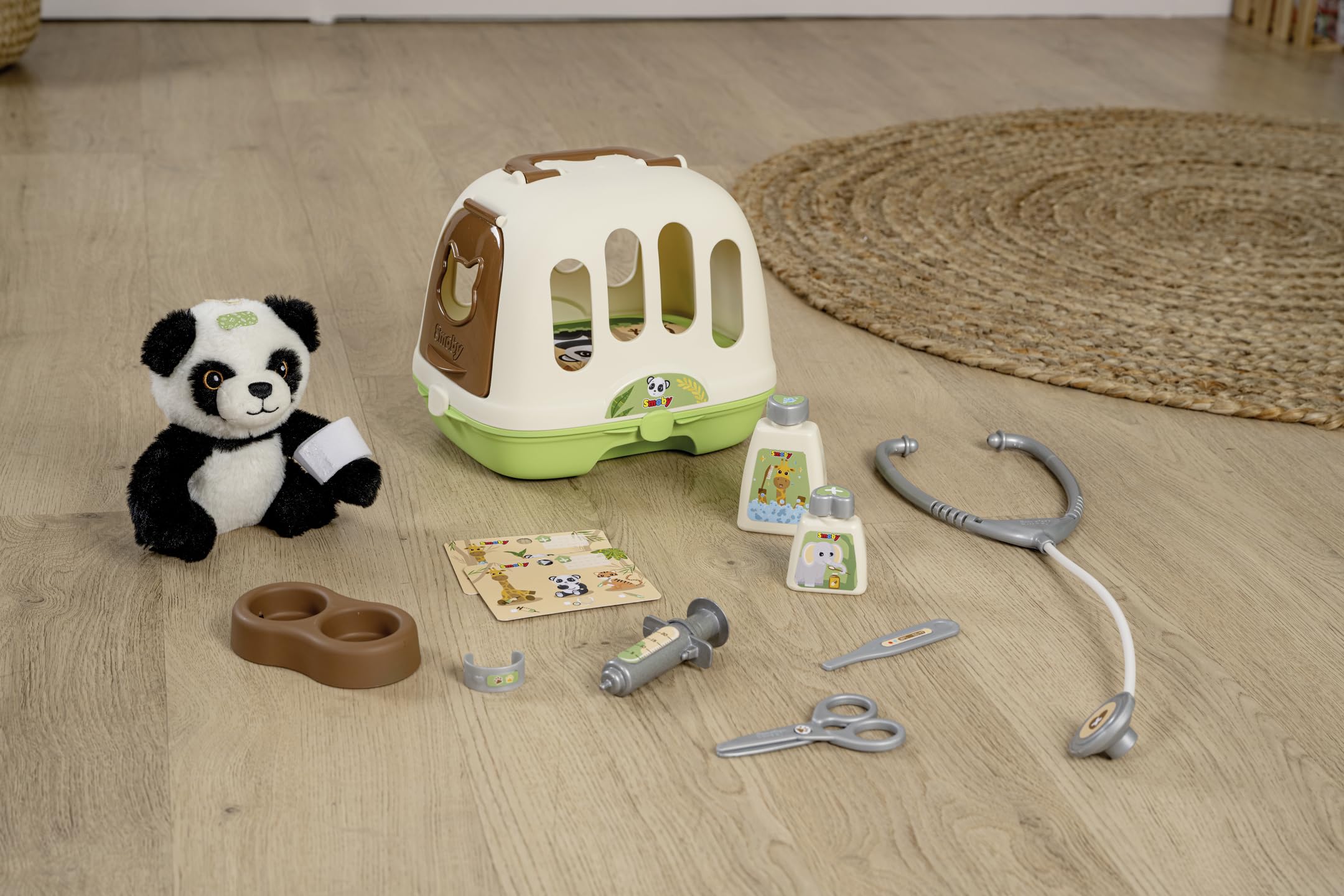 smoby-baby-care-tierarztkoffer-panda-transportbox-ab-3j image 8