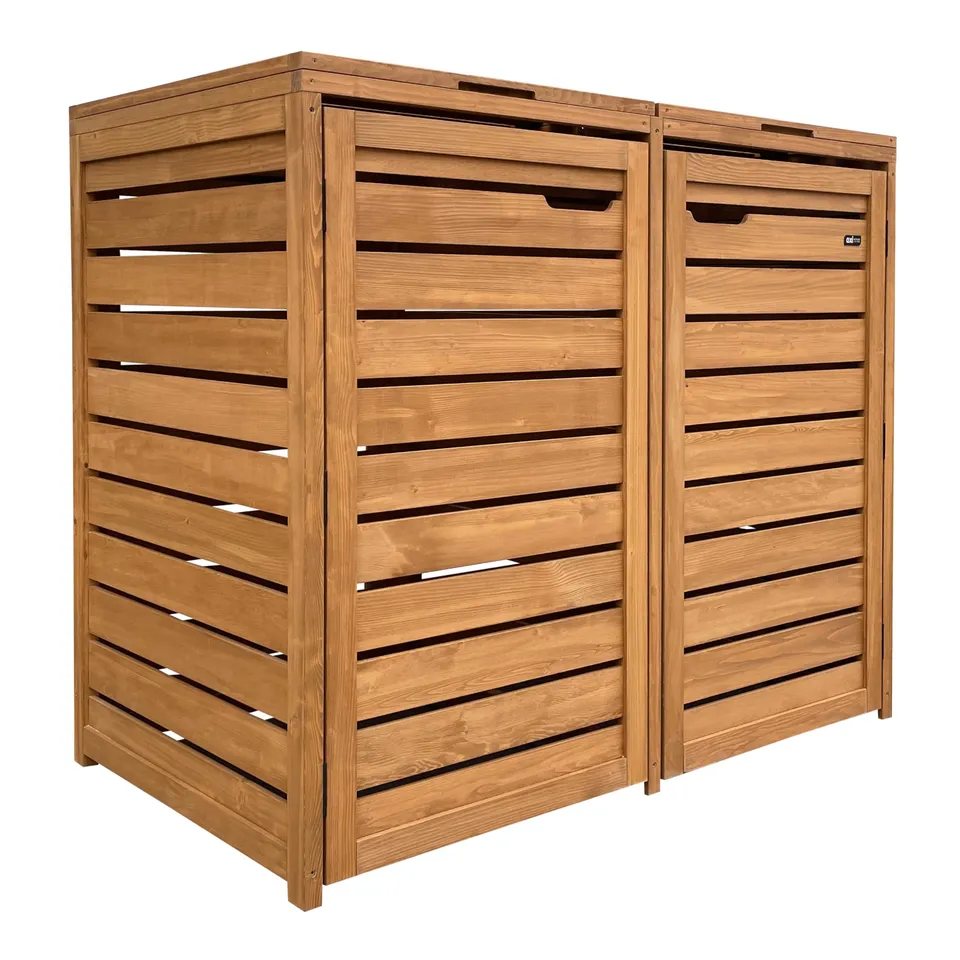 axi-classic-lex-m-lltonnenbox-holz-2-tonnen-braun-240l image 1