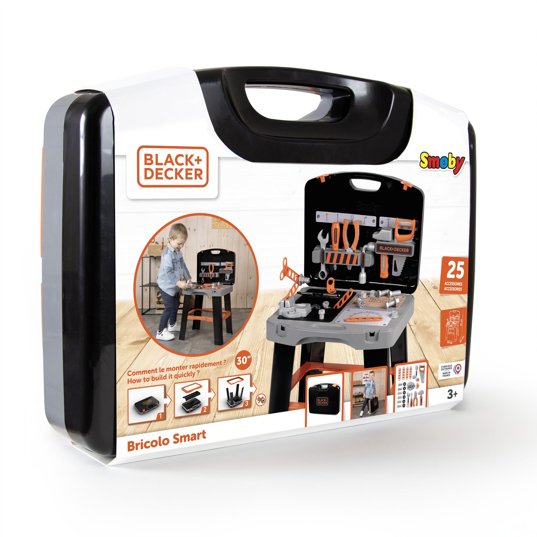 smoby-black-decker-bricolo-smart-werkzeugkoffer-werkbank-ab-3-jahren image 5