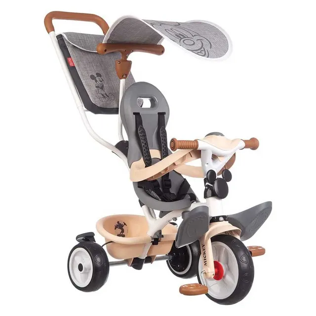 smoby-mickey-mouse-dreirad-baby-balade-plus-mit-schubstange image 1