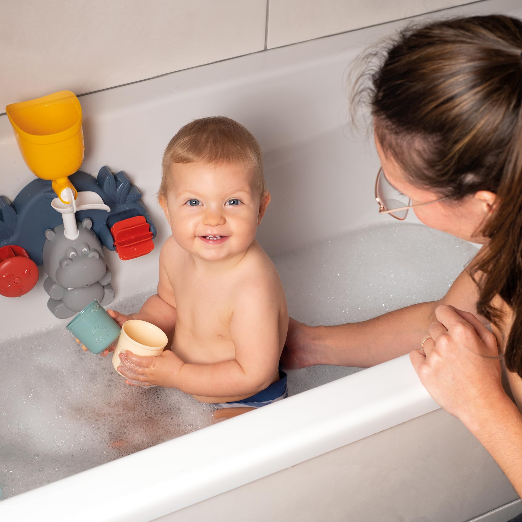 little-smoby-hippo-badespielzeug-saugn-pfe-ab-1-jahr image 8
