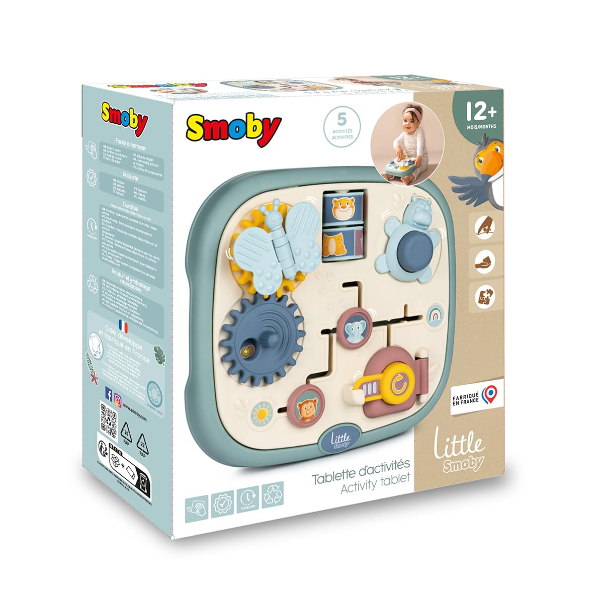 smoby-little-activity-board-motorikbrett-5-in-1-ab-1-jahr image 7