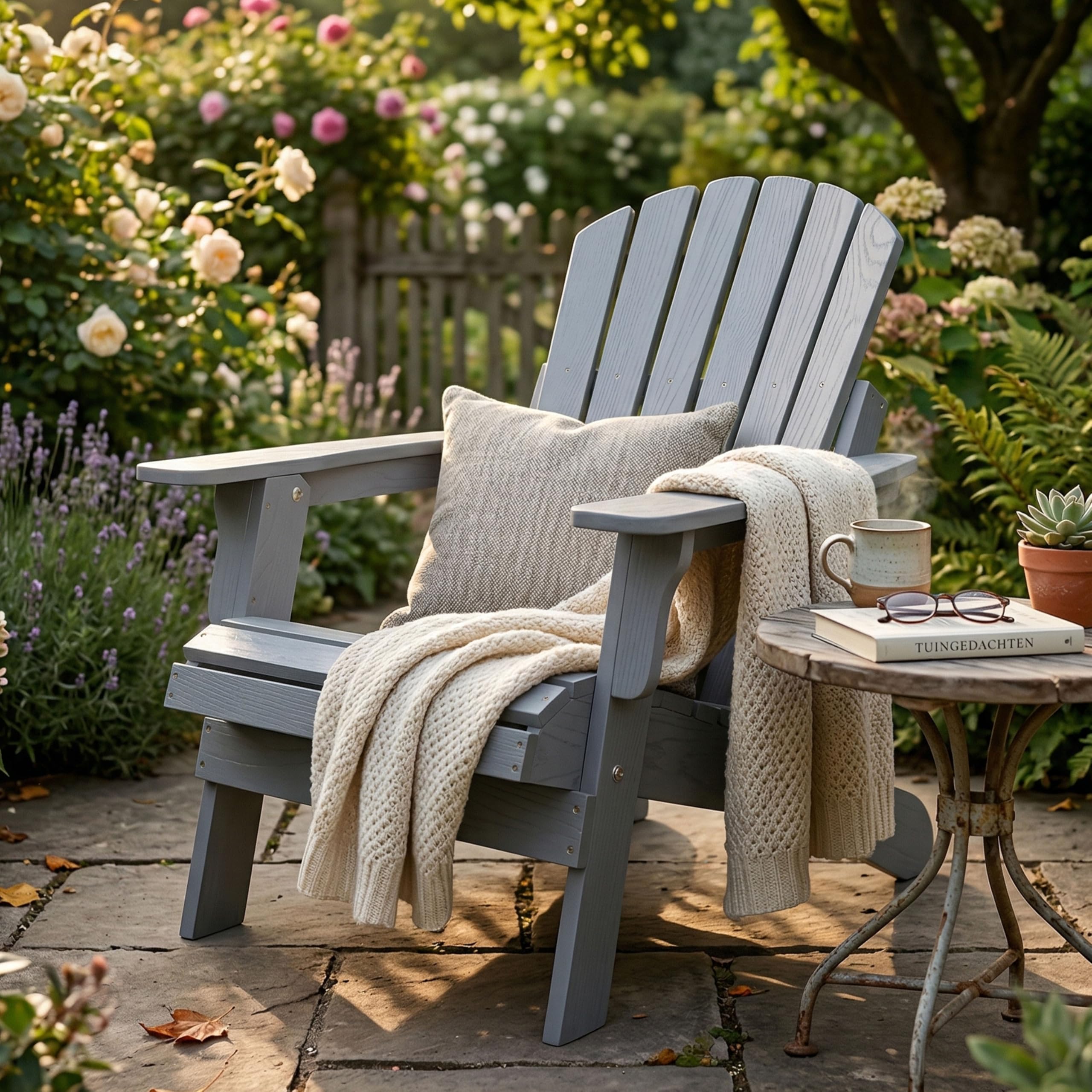 axi-classic-rosalie-adirondackstuhl-gartenstuhl-holz-grau image 2