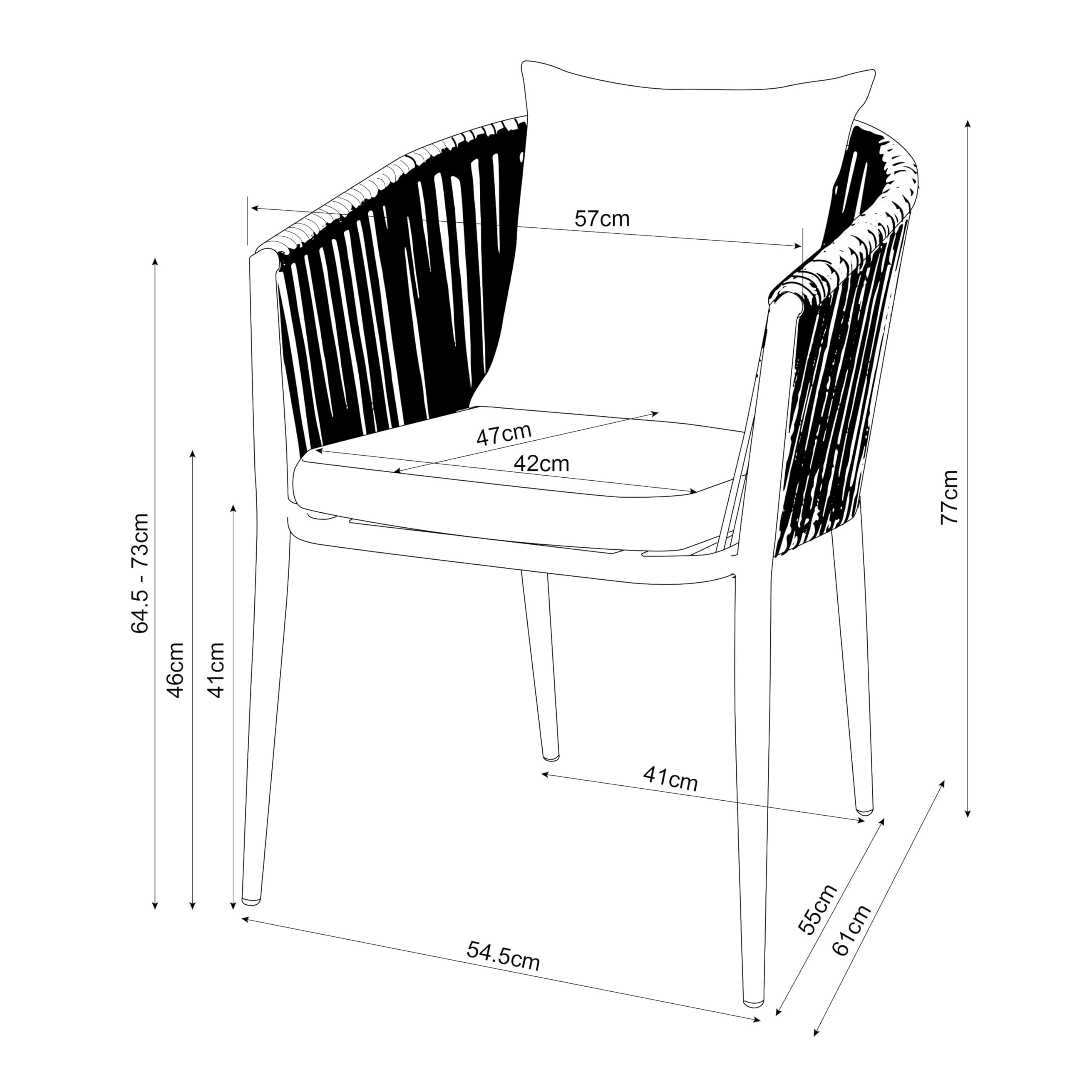 axi-chay-gartenset-grau-8-personen-tisch-220-cm-mit-kissen image 4