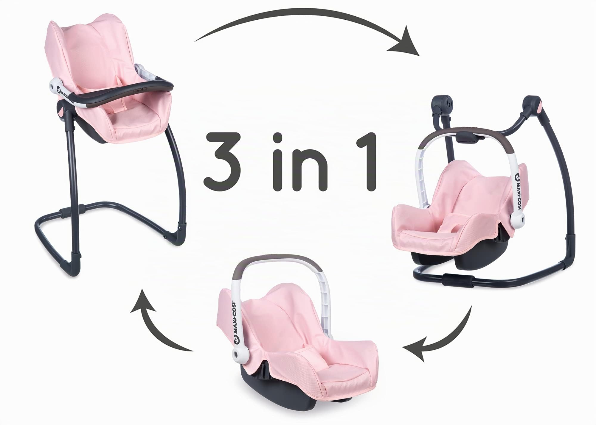 smoby-maxi-cosi-3-in-1-puppenhochstuhl-rosa-bis-42-cm image 2
