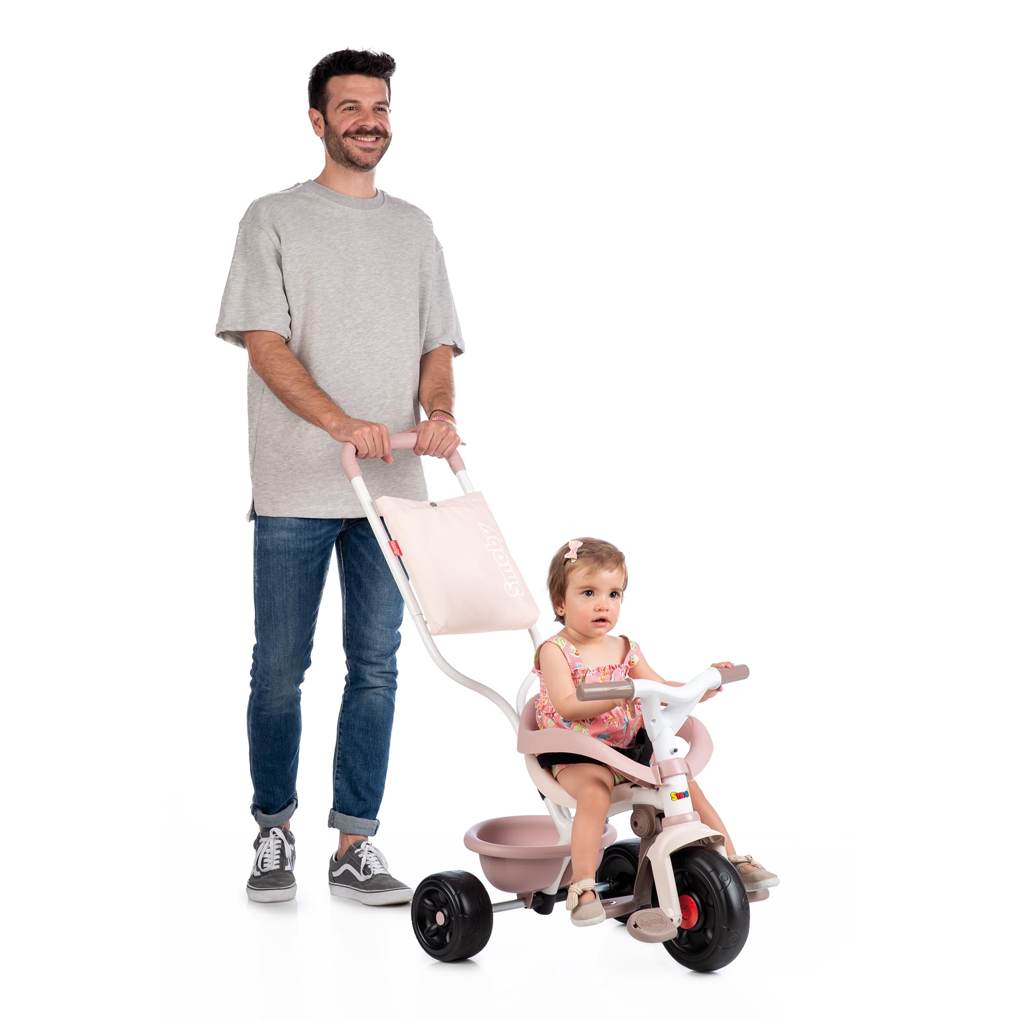 smoby-life-be-fun-komfort-dreirad-rosa-schiebestange-ab-10-mon image 5