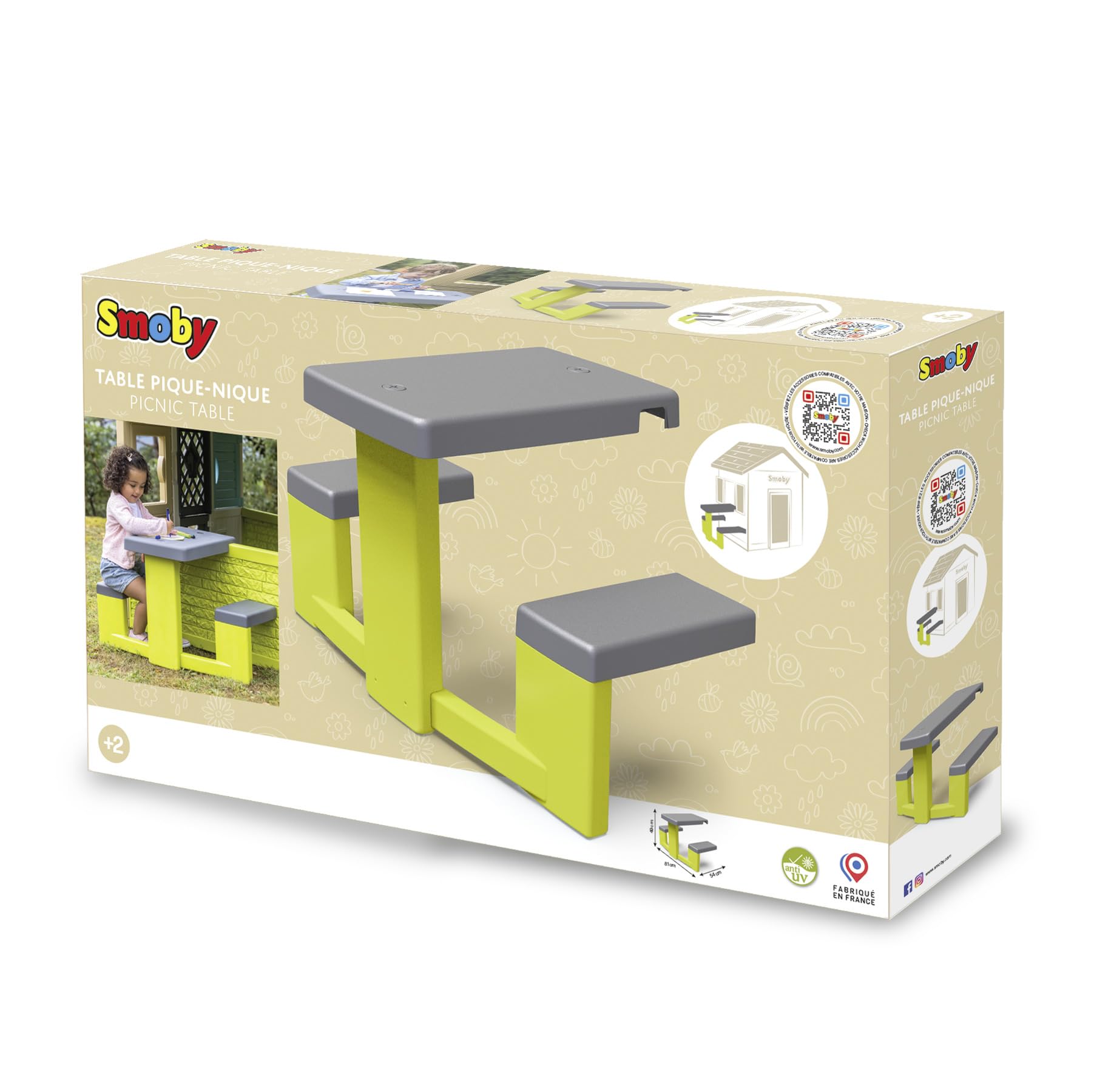 smoby-life-picknicktisch-kinder-mit-b-nken-ab-2-jahre image 6