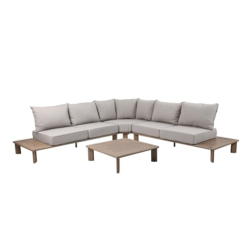 axi-avery-eck-loungeset-alu-holzoptik-beige-5-personen image 8