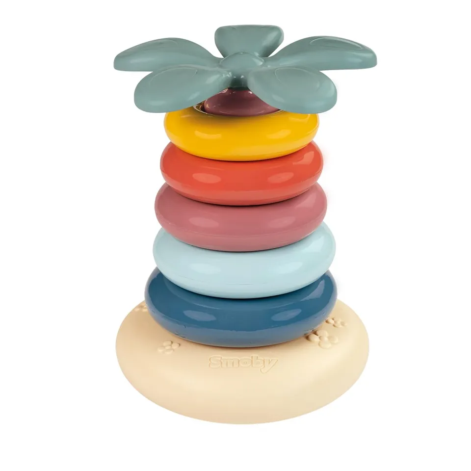 smoby-little-stehauf-ringpyramide-stapelspiel-ab-12-monaten image 1