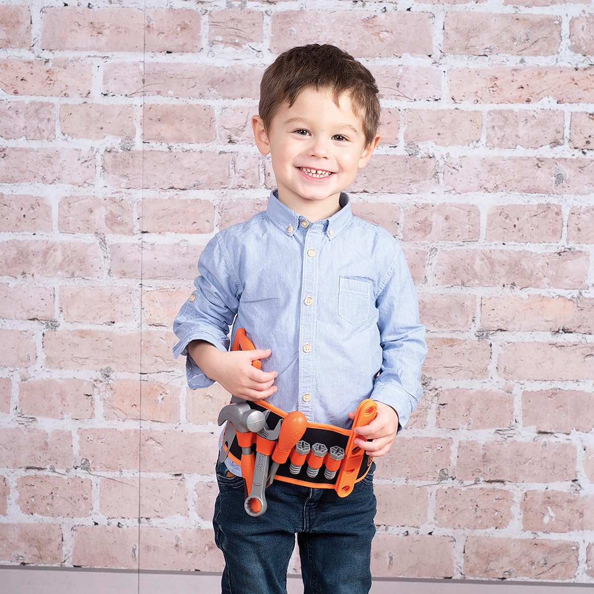 smoby-black-decker-werkzeugg-rtel-14-teilig-verstellbar image 3