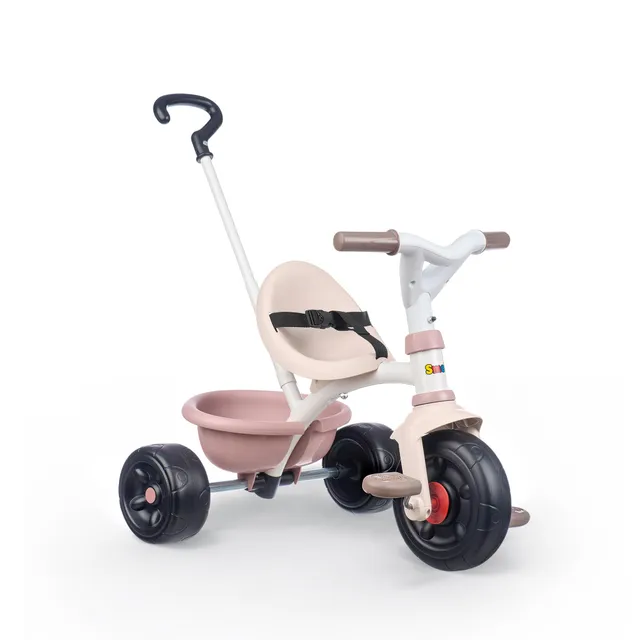 smoby-life-dreirad-be-fun-rosa-mit-schiebestange image 1