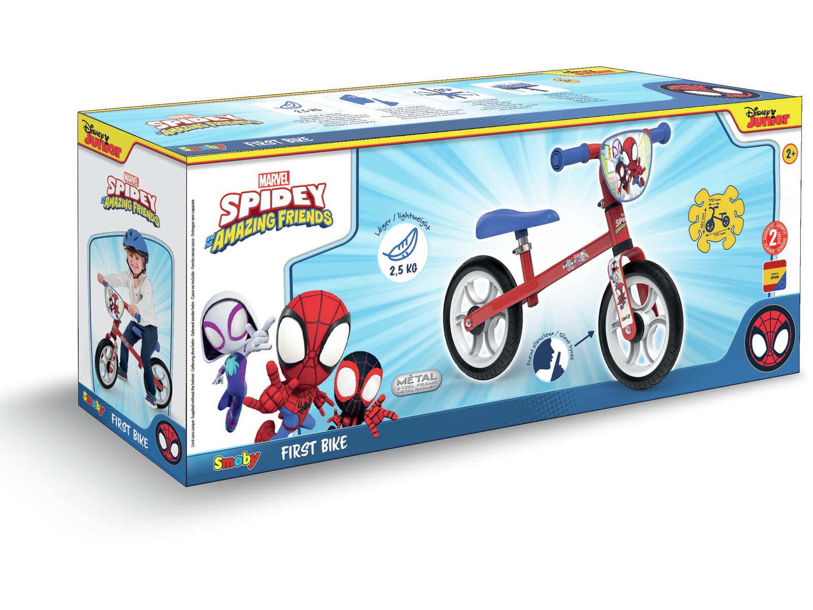 smoby-spidey-laufrad-first-bike-metall-ab-2-jahren image 2