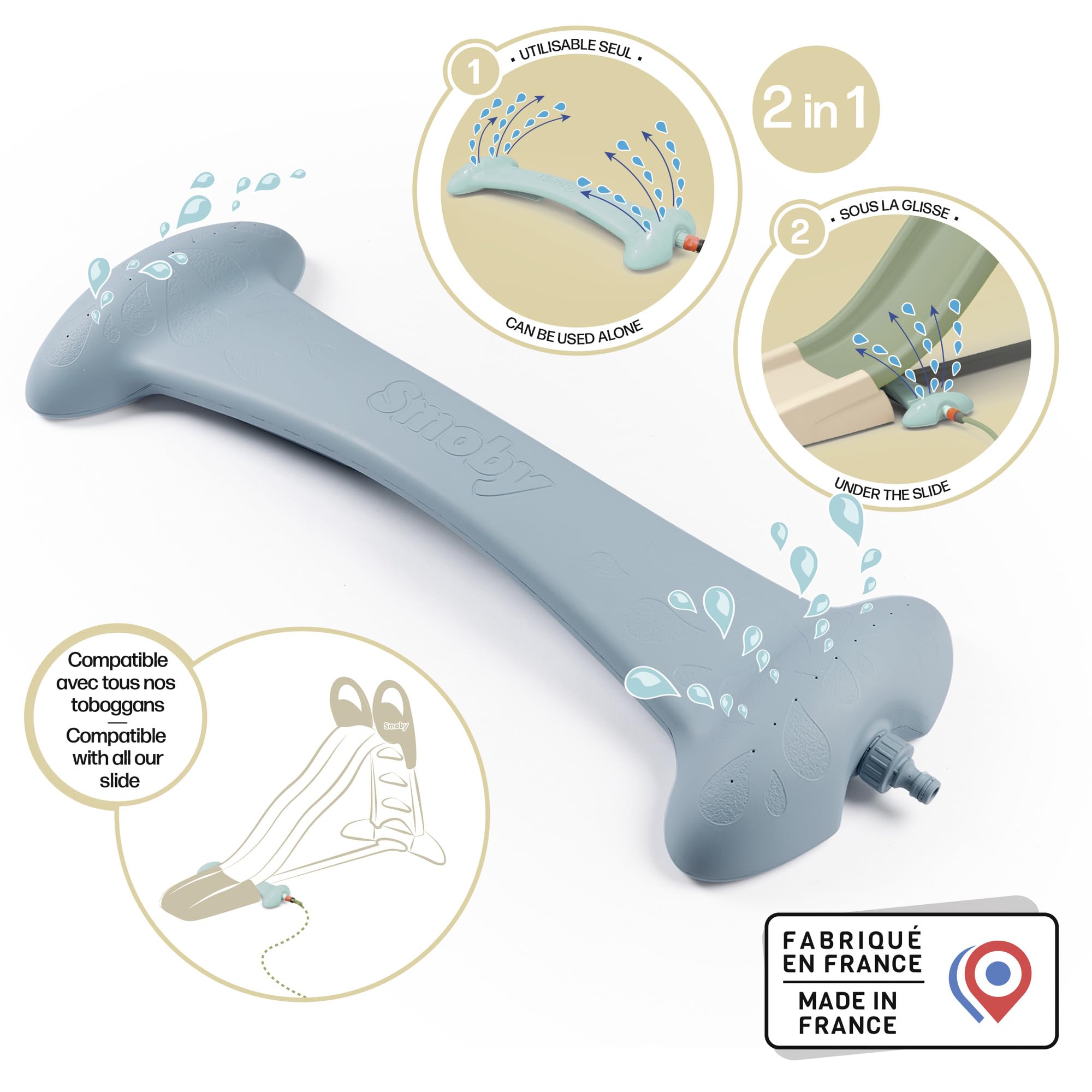 smoby-life-splashy-way-wassersprinkler-recycled-ab-2-jahre image 2