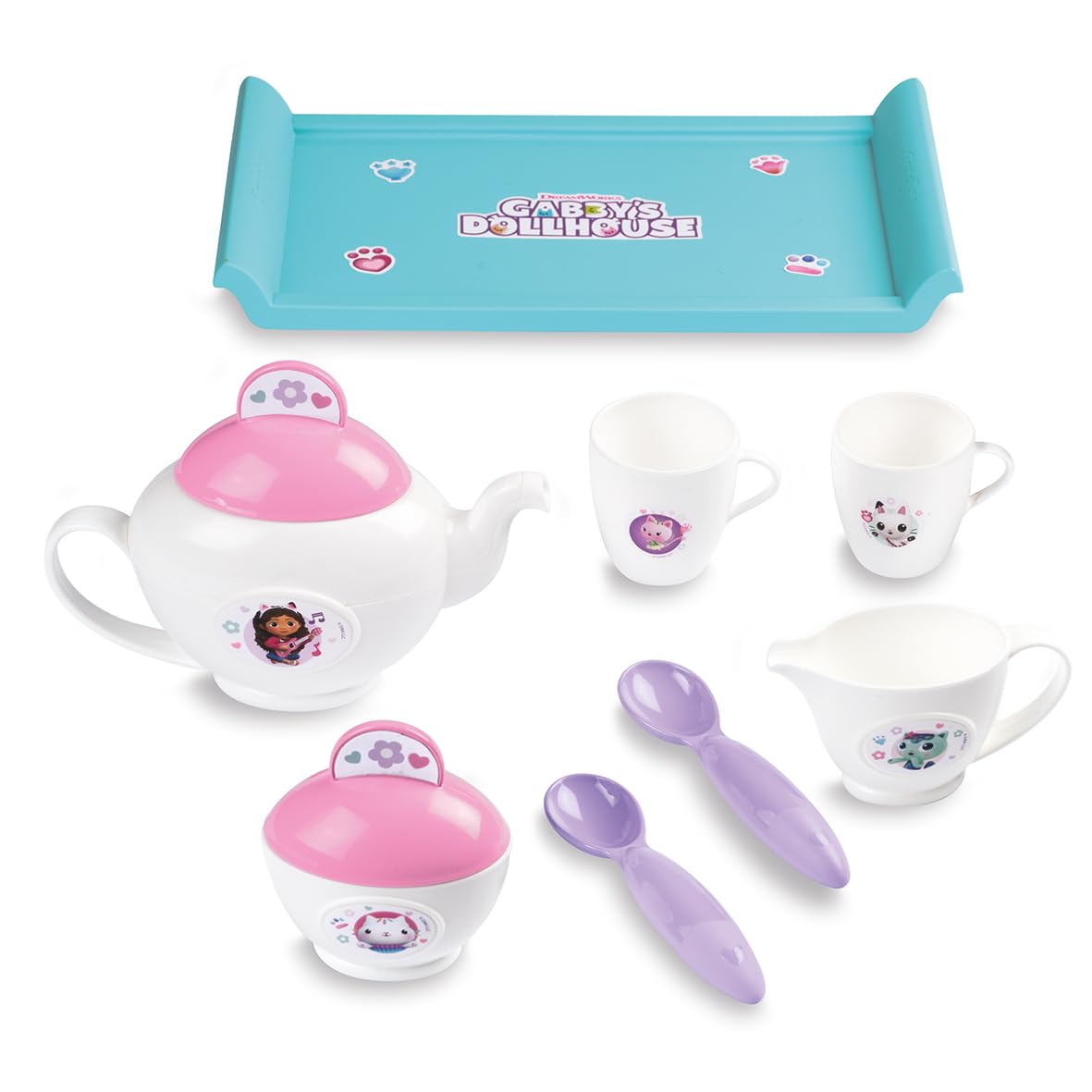 smoby-gabby-s-dollhouse-teeservice-set-8-teilig-kunststoff image 3