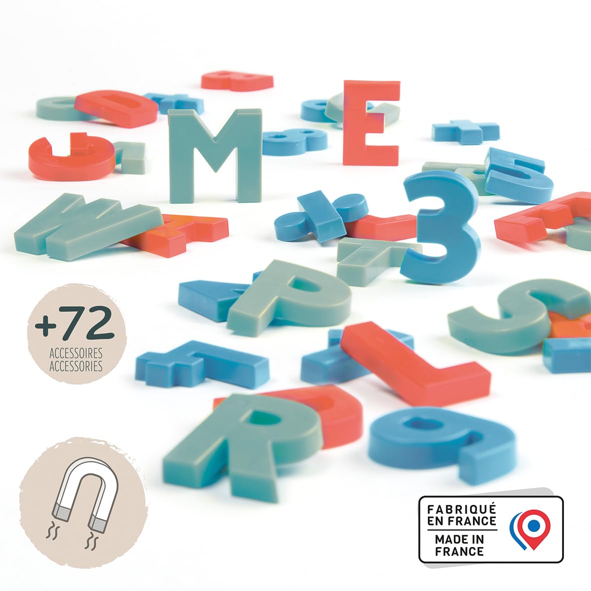 smoby-72-magnetbuchstaben-zahlen-lernspiel-ab-3-jahren image 2
