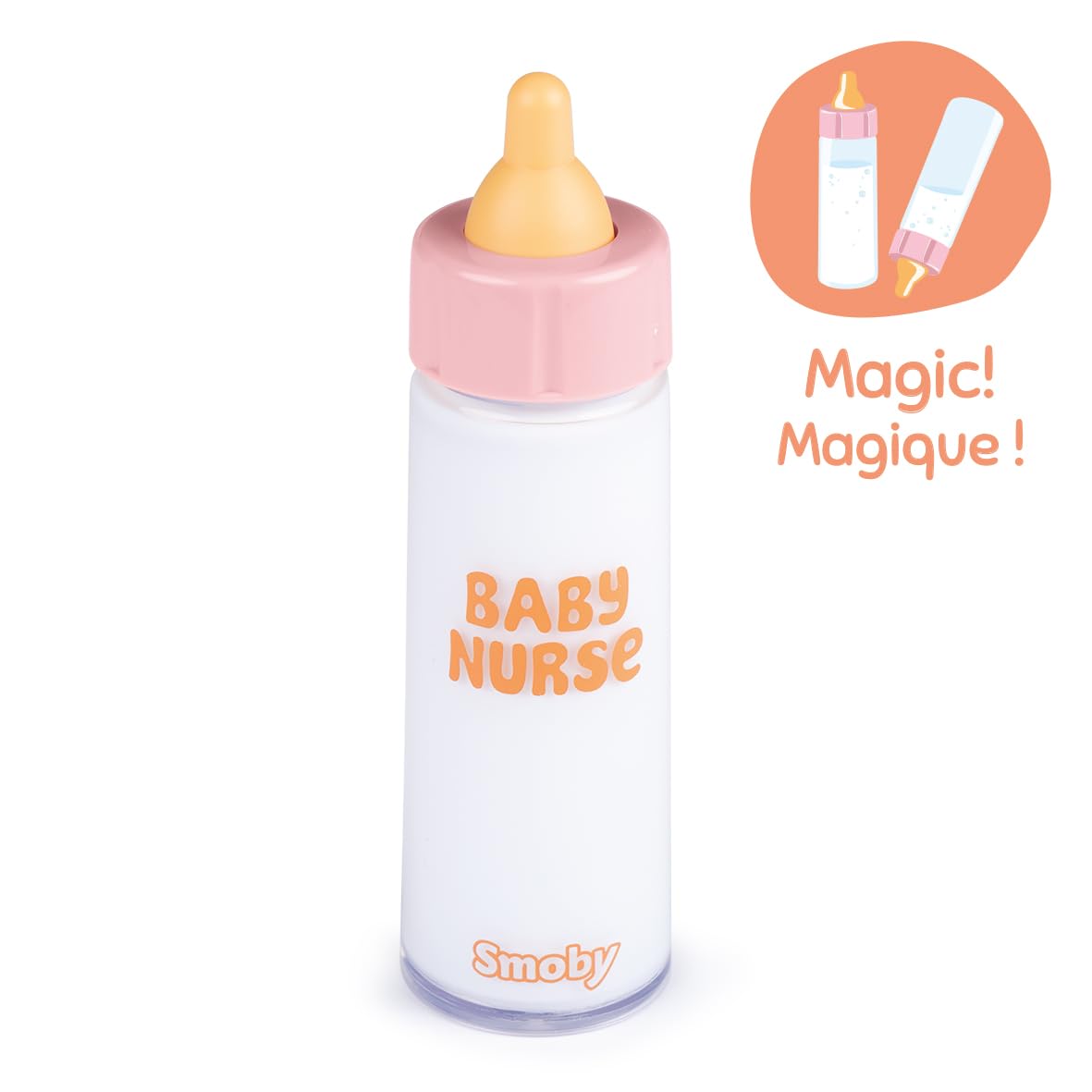 smoby-baby-nurse-magisches-fl-schchen-puppenflasche-12-5-cm image 2