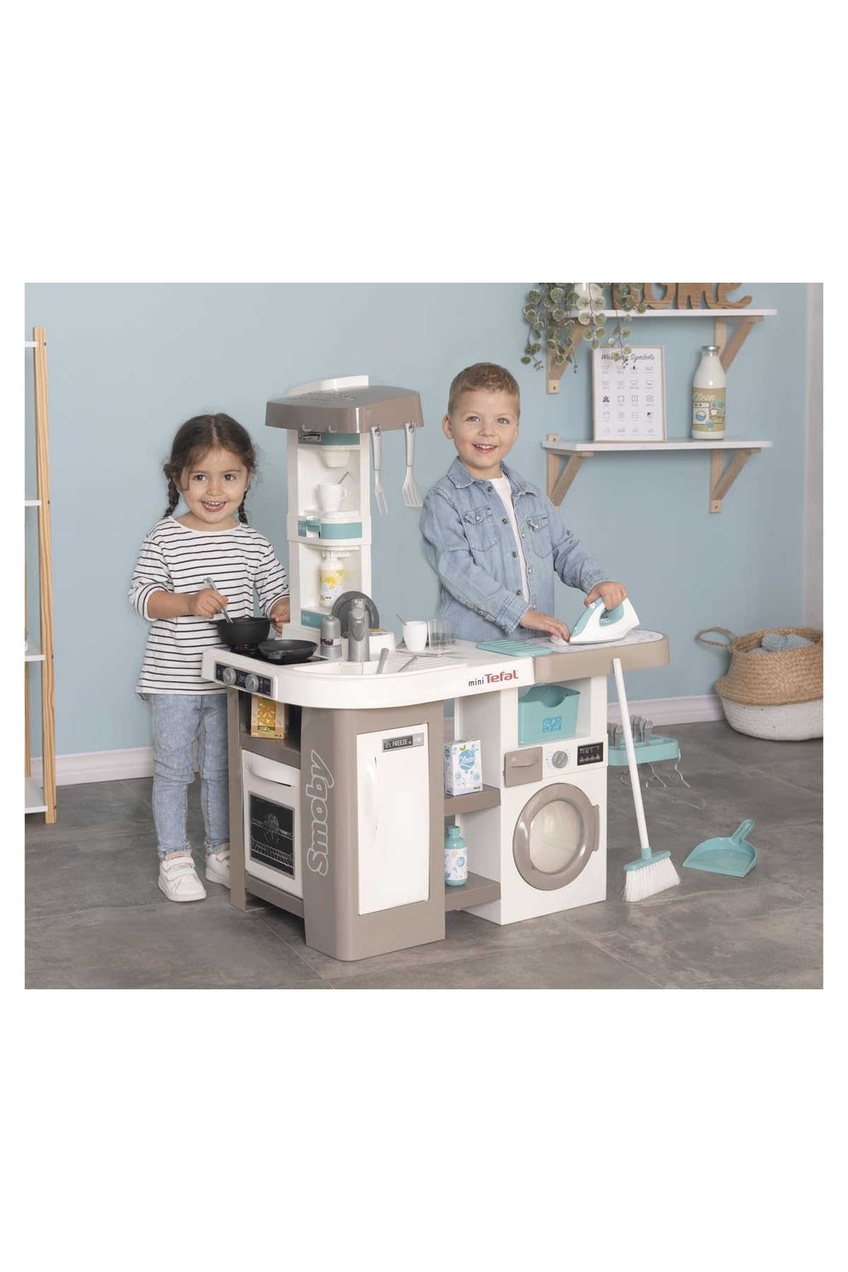 smoby-tefal-studio-bubble-xl-spielk-che-mit-waschmaschine image 4