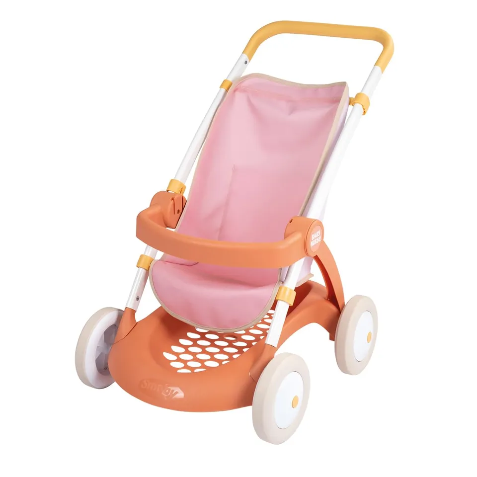 smoby-baby-nurse-puppenwagen-42-cm-mit-tasche-ab-18-monate image 1