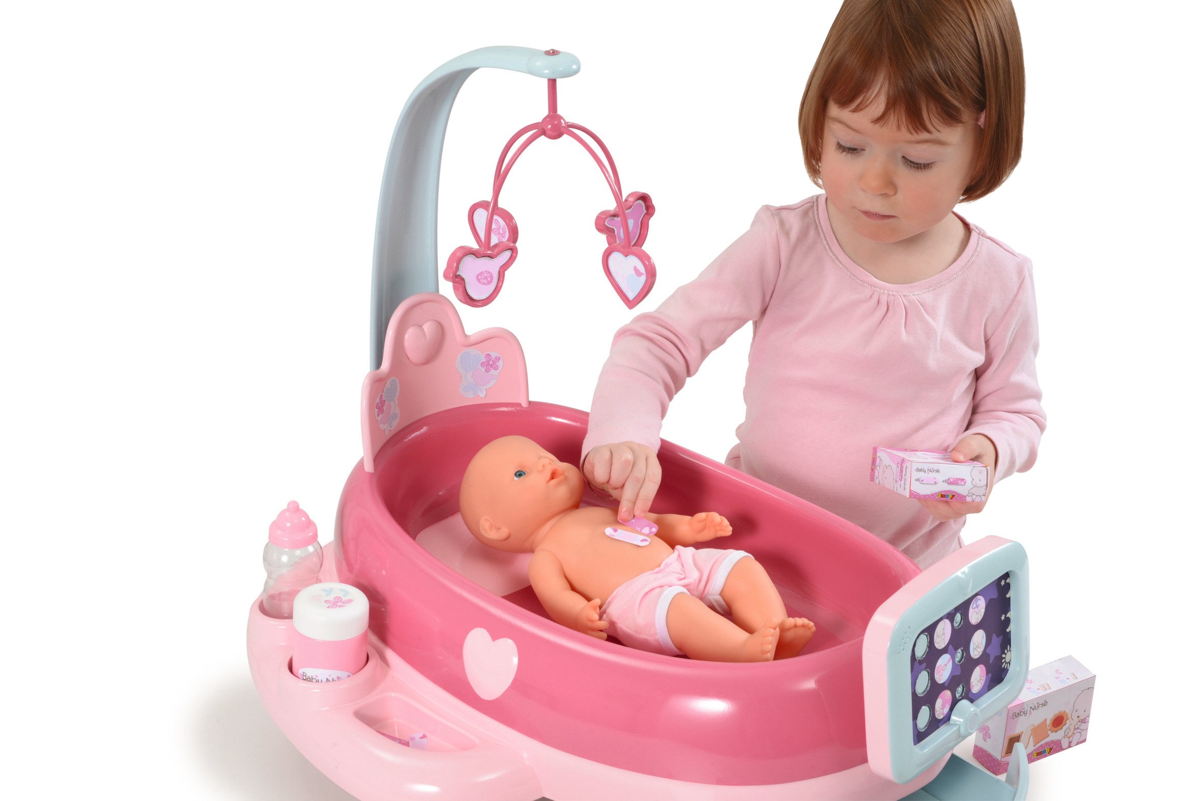 smoby-baby-nurse-puppenpflege-station-puppenstation-32-cm-puppe image 4