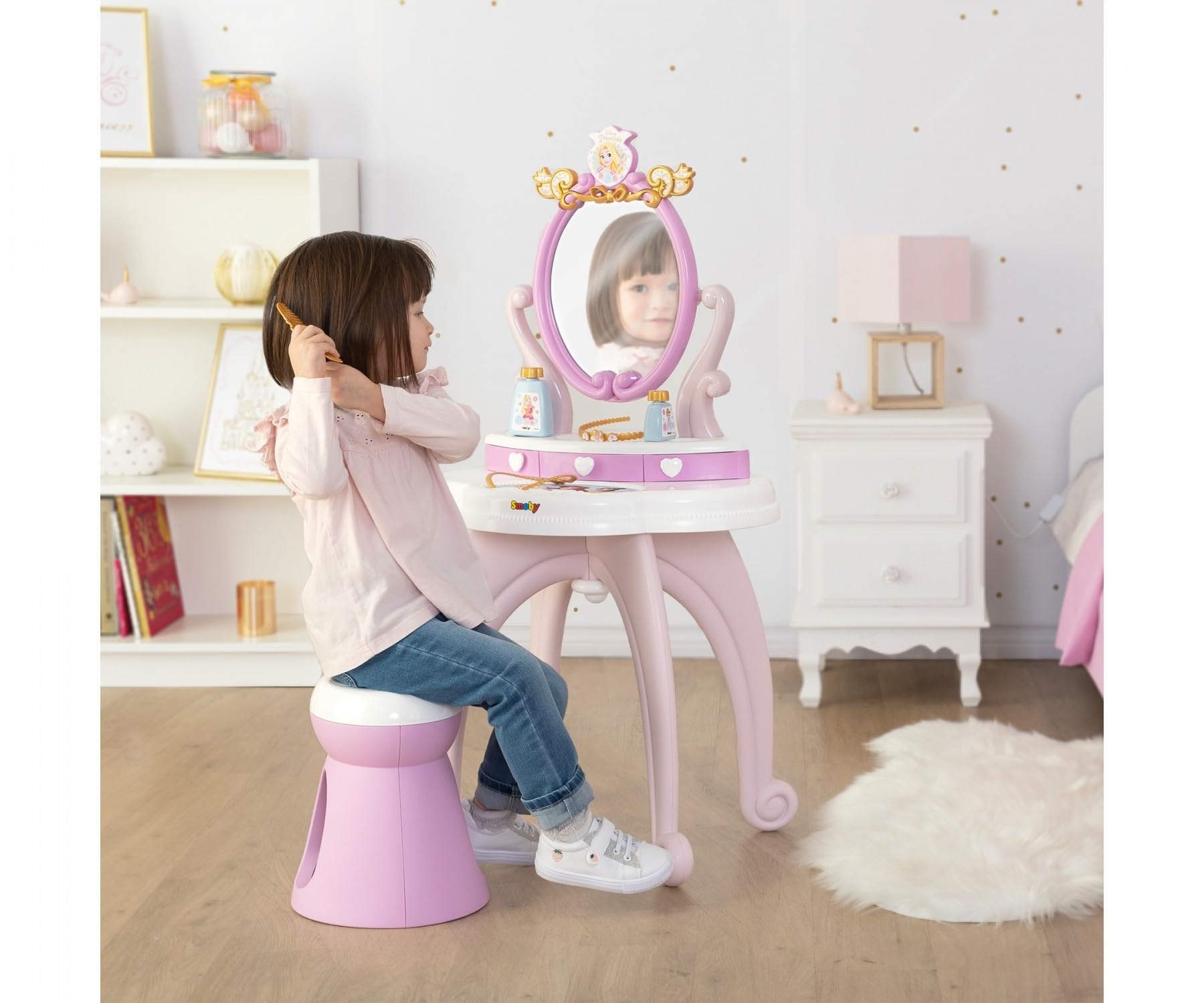 smoby-gabby-s-dollhouse-frisiersalon-mit-spiegel-ab-3-j image 5