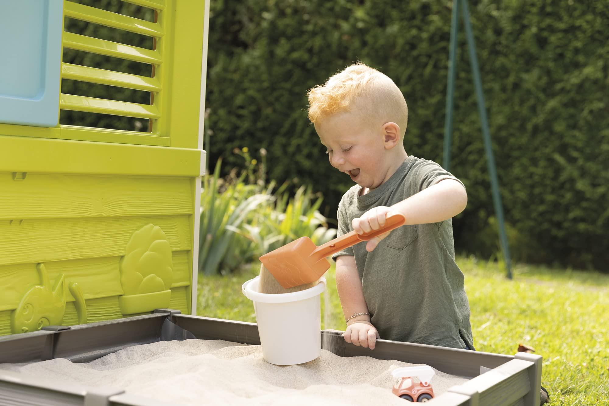 smoby-life-square-spielhaus-sandkasten-garten image 5