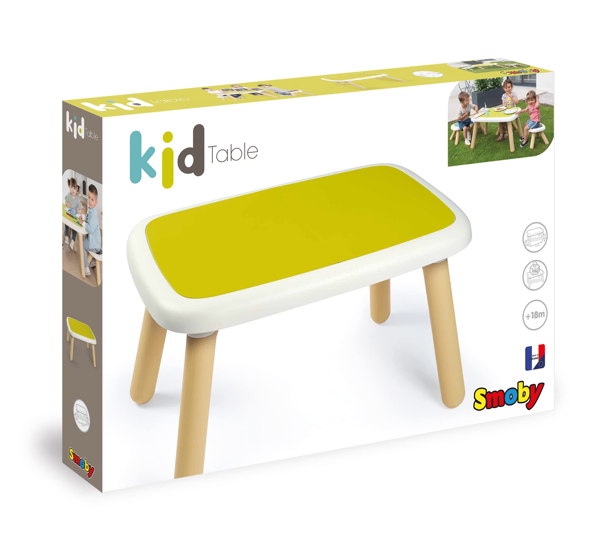 smoby-kid-tisch-lime-kindertisch-f-r-4-kinder-outdoor image 6