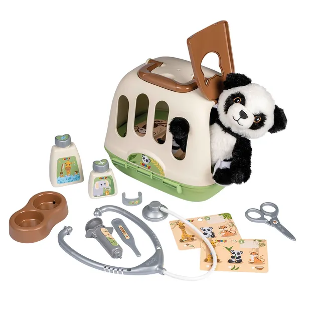 smoby-baby-care-tierarztkoffer-panda-transportbox-ab-3j image 1