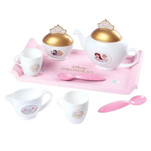 smoby-disney-prinzessinnen-geschirrset-snackpause-8-teilig image 1