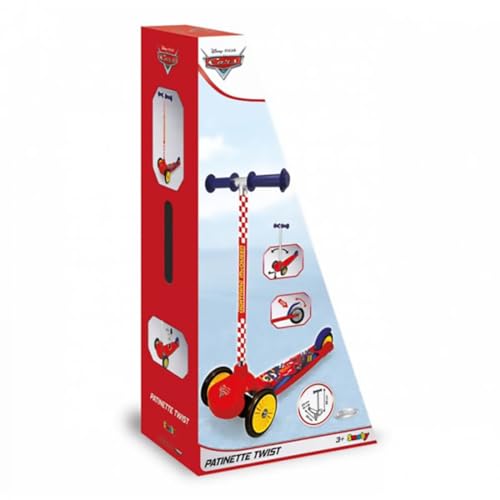 smoby-disney-cars-twist-scooter-roller-mit-bremse-ab-3-jahren image 6