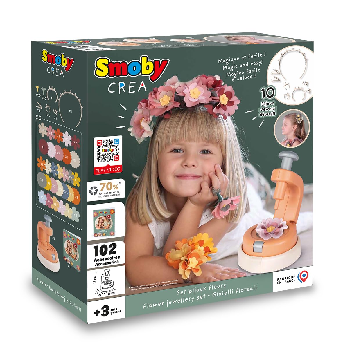 smoby-crea-schmuck-bastelset-mit-blumenpresse-ab-3-jahren image 7