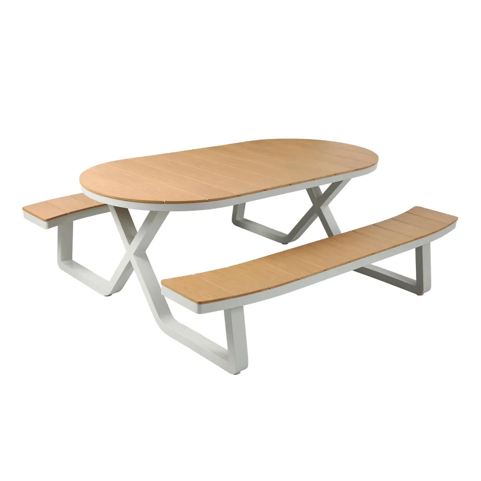 axi-jax-picknicktisch-oval-sandy-beige-6-personen-teak-look image 1