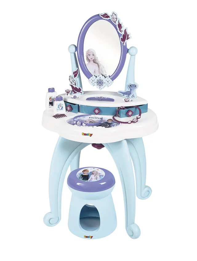 smoby-disney-frozen-frisiersalon-schminktisch-mit-spiegel-ab-3-j image 1